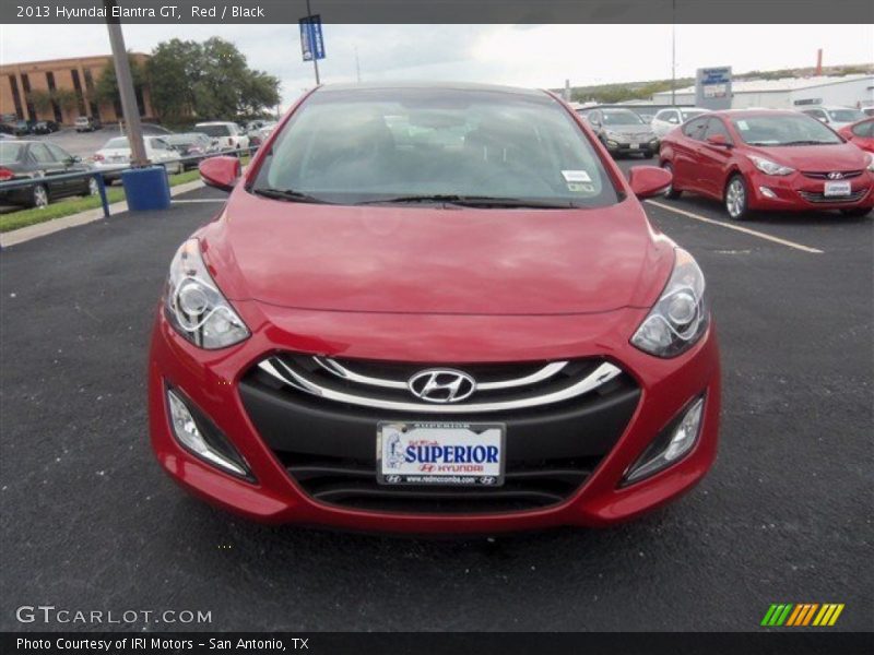 Red / Black 2013 Hyundai Elantra GT