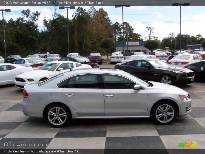 Reflex Silver Metallic / Titan Black 2013 Volkswagen Passat V6 SE
