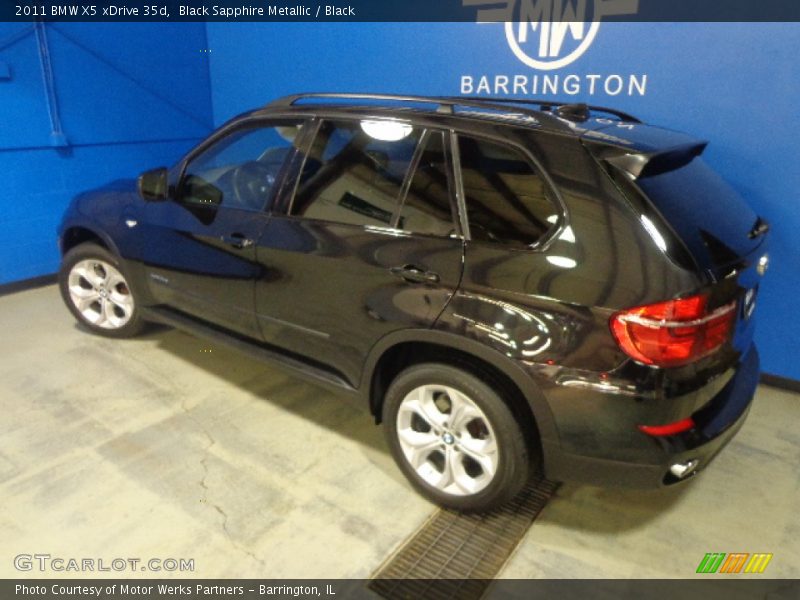 Black Sapphire Metallic / Black 2011 BMW X5 xDrive 35d