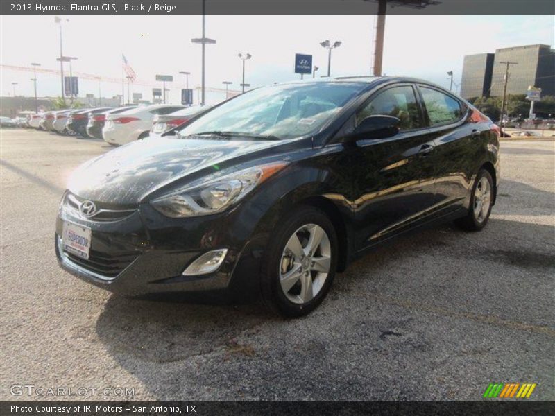 Black / Beige 2013 Hyundai Elantra GLS