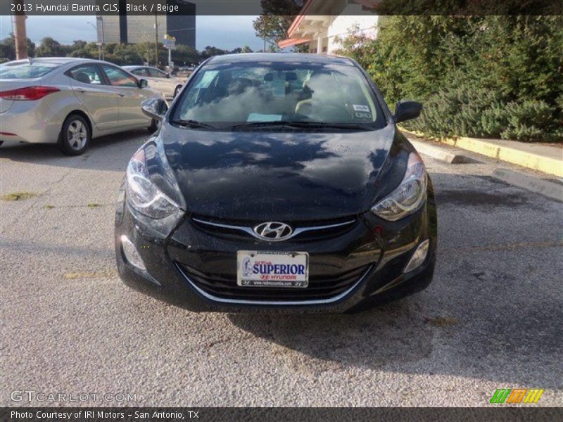 Black / Beige 2013 Hyundai Elantra GLS
