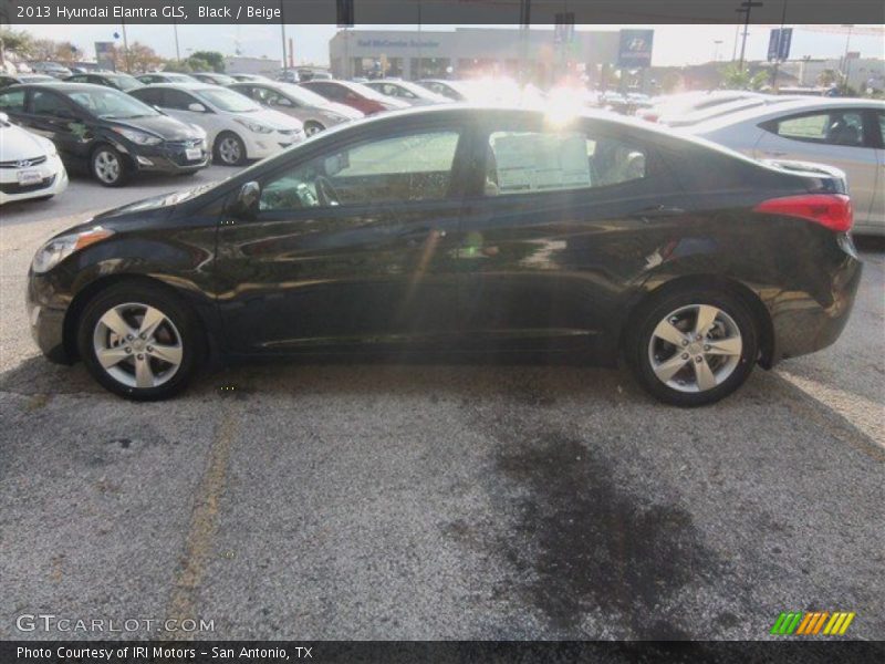 Black / Beige 2013 Hyundai Elantra GLS