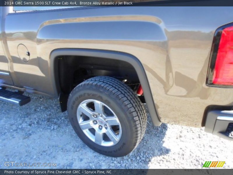 Bronze Alloy Metallic / Jet Black 2014 GMC Sierra 1500 SLT Crew Cab 4x4