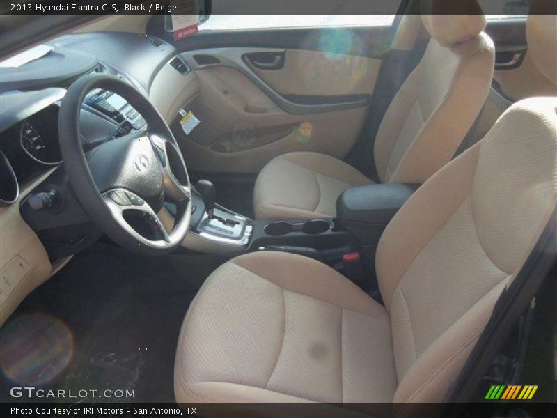 Black / Beige 2013 Hyundai Elantra GLS