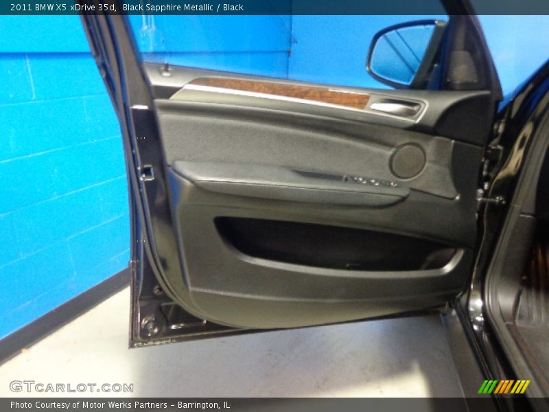 Black Sapphire Metallic / Black 2011 BMW X5 xDrive 35d