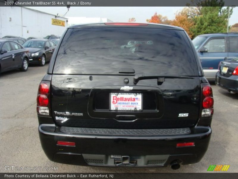 Black / Ebony 2007 Chevrolet TrailBlazer SS 4x4