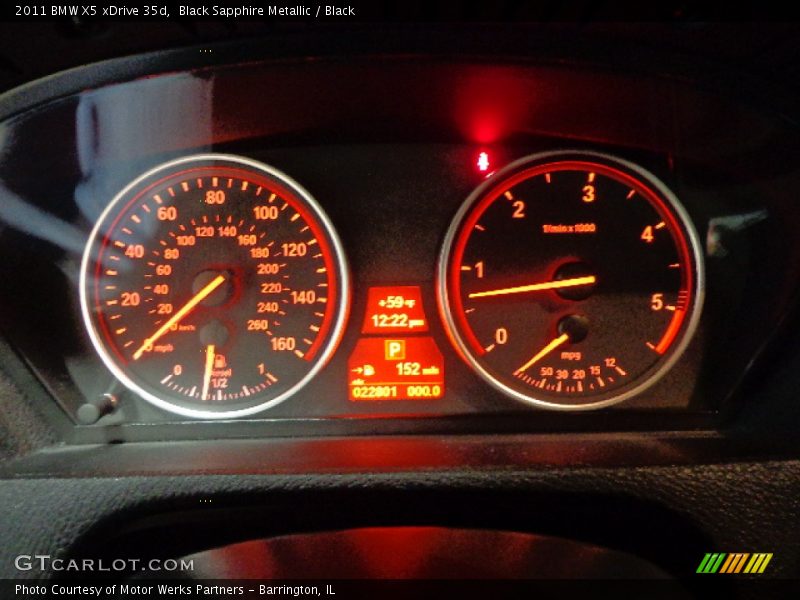 Black Sapphire Metallic / Black 2011 BMW X5 xDrive 35d
