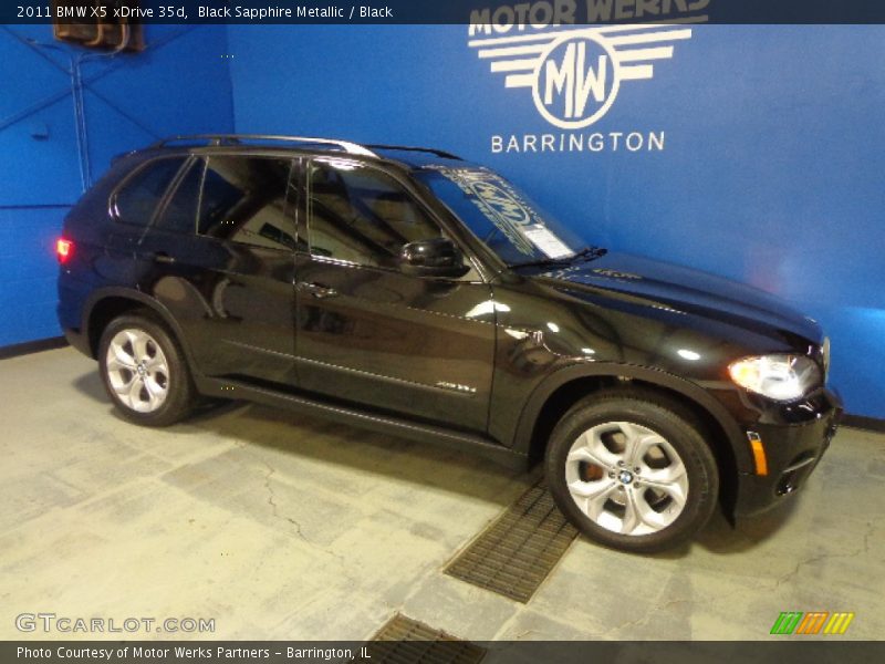 Black Sapphire Metallic / Black 2011 BMW X5 xDrive 35d