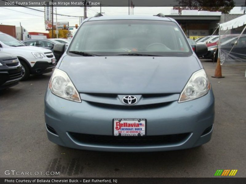 Blue Mirage Metallic / Taupe 2006 Toyota Sienna LE