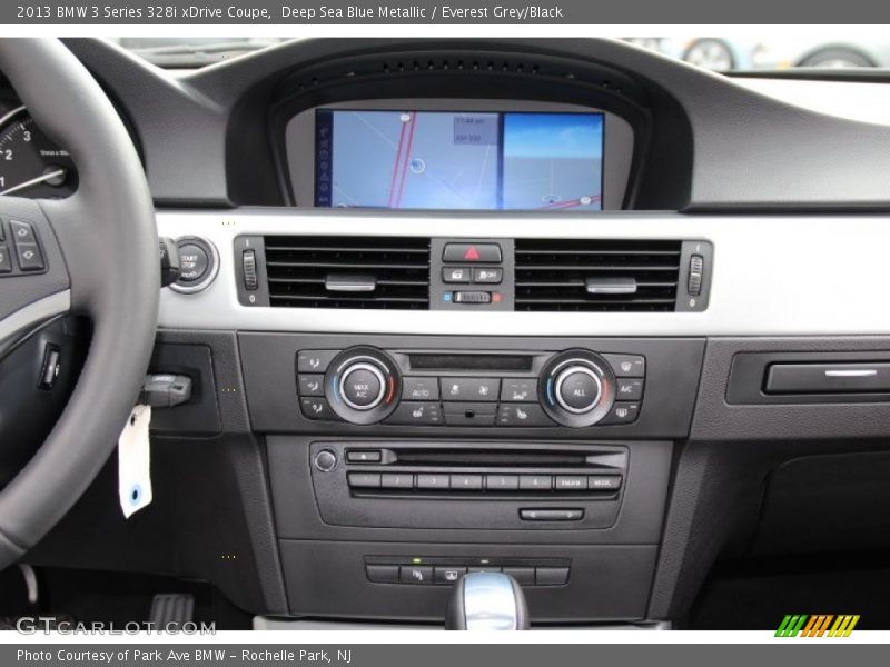 Deep Sea Blue Metallic / Everest Grey/Black 2013 BMW 3 Series 328i xDrive Coupe