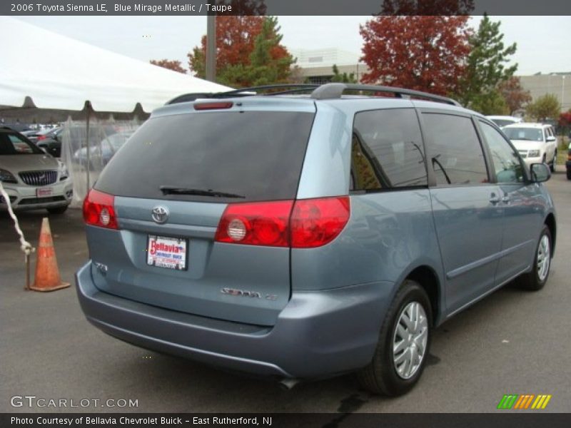 Blue Mirage Metallic / Taupe 2006 Toyota Sienna LE