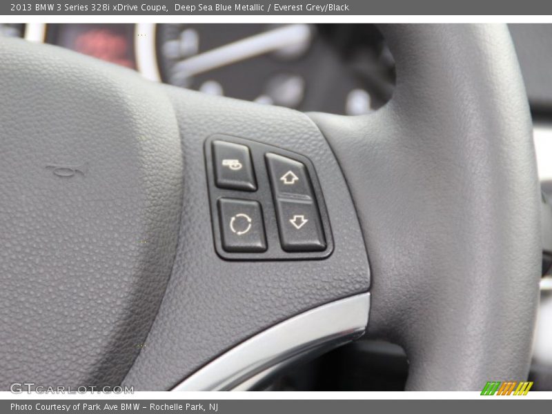 Deep Sea Blue Metallic / Everest Grey/Black 2013 BMW 3 Series 328i xDrive Coupe