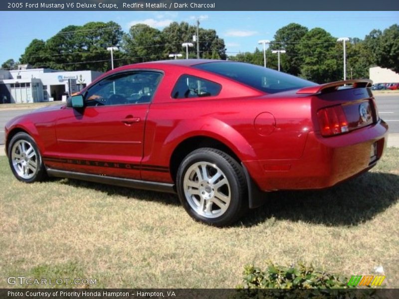 Redfire Metallic / Dark Charcoal 2005 Ford Mustang V6 Deluxe Coupe