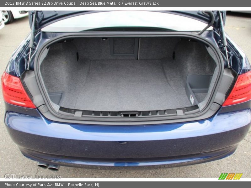 Deep Sea Blue Metallic / Everest Grey/Black 2013 BMW 3 Series 328i xDrive Coupe