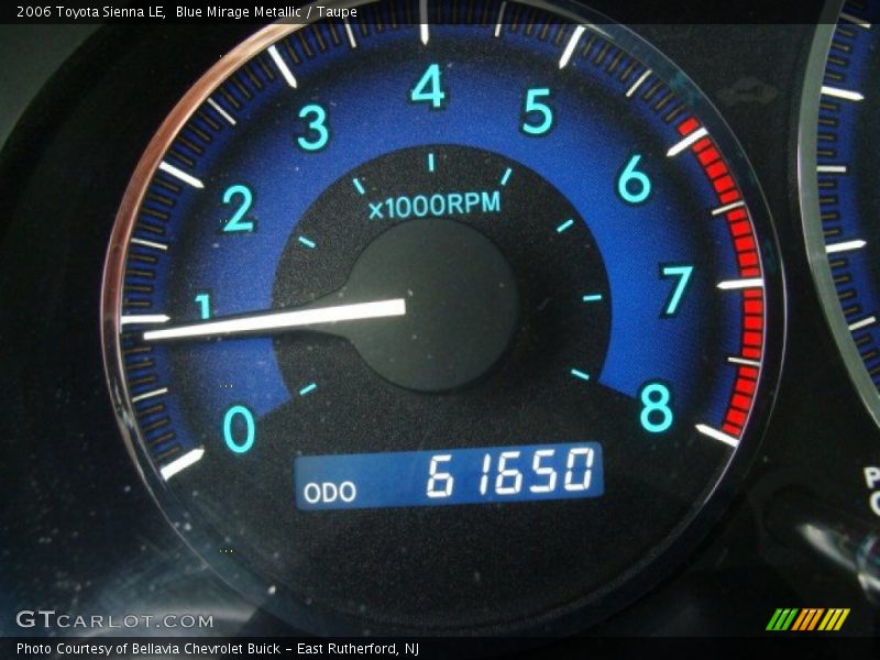 Blue Mirage Metallic / Taupe 2006 Toyota Sienna LE