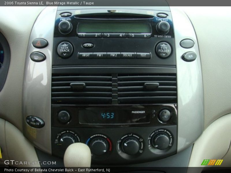 Blue Mirage Metallic / Taupe 2006 Toyota Sienna LE