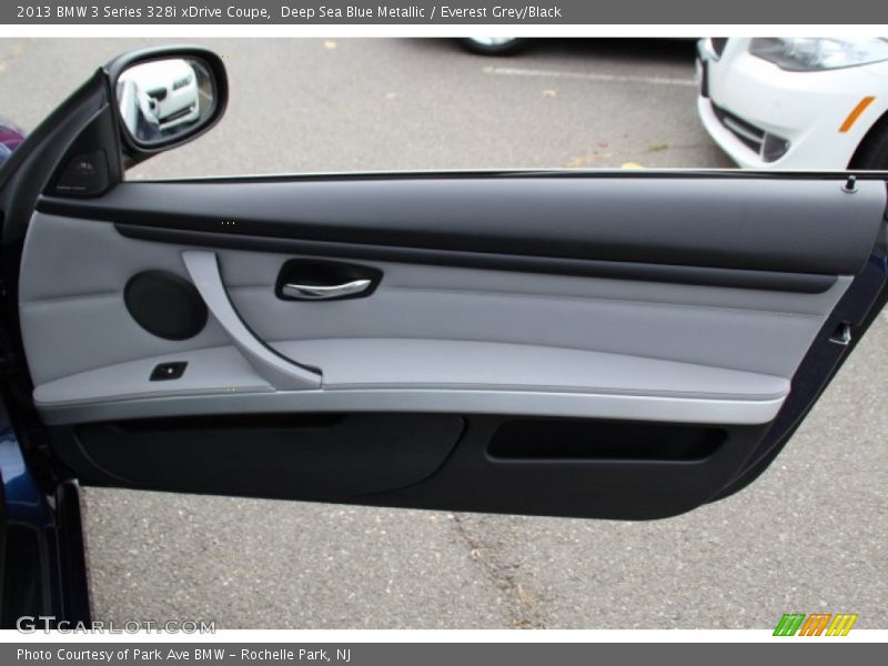 Deep Sea Blue Metallic / Everest Grey/Black 2013 BMW 3 Series 328i xDrive Coupe