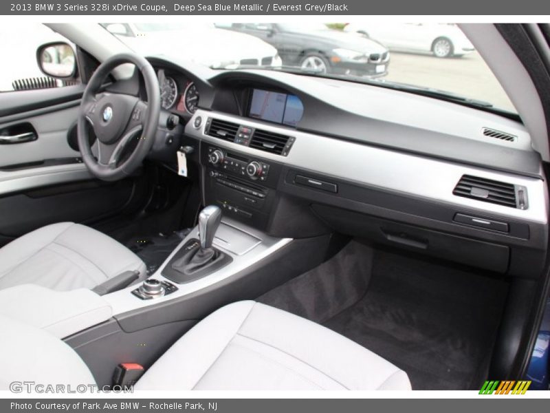 Deep Sea Blue Metallic / Everest Grey/Black 2013 BMW 3 Series 328i xDrive Coupe