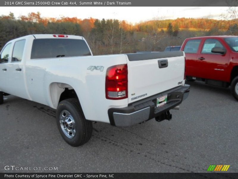 Summit White / Dark Titanium 2014 GMC Sierra 2500HD Crew Cab 4x4
