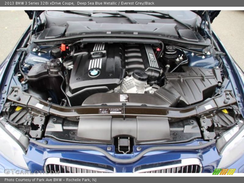 Deep Sea Blue Metallic / Everest Grey/Black 2013 BMW 3 Series 328i xDrive Coupe