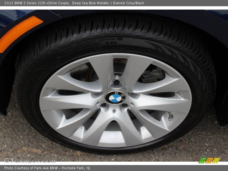 Deep Sea Blue Metallic / Everest Grey/Black 2013 BMW 3 Series 328i xDrive Coupe
