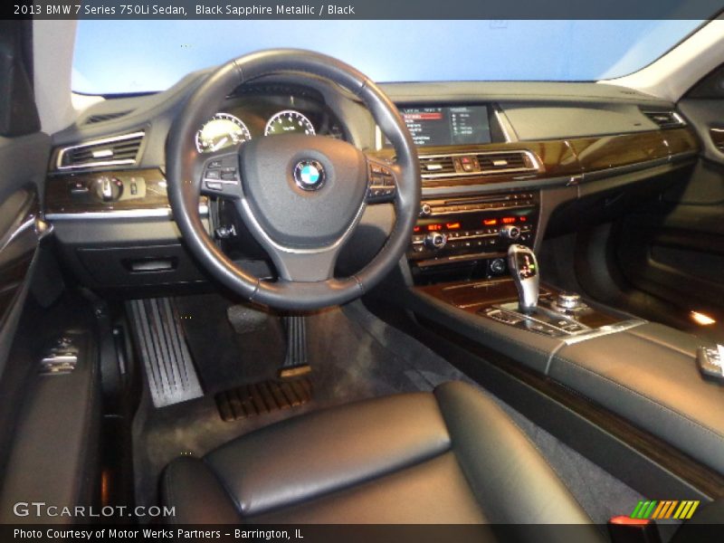 Black Sapphire Metallic / Black 2013 BMW 7 Series 750Li Sedan