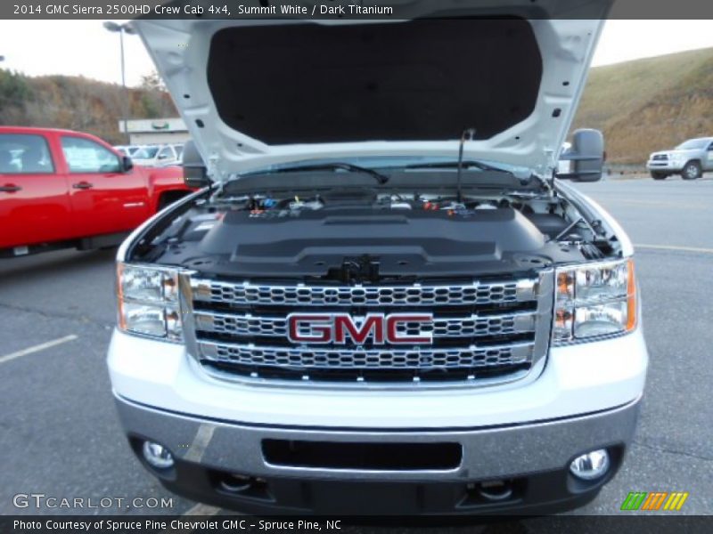 Summit White / Dark Titanium 2014 GMC Sierra 2500HD Crew Cab 4x4