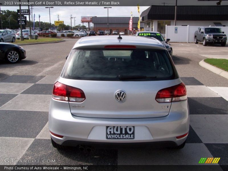 Reflex Silver Metallic / Titan Black 2013 Volkswagen Golf 4 Door TDI