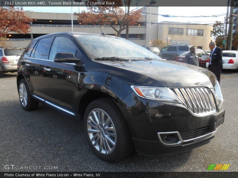 Tuxedo Black Metallic / Charcoal Black 2012 Lincoln MKX AWD