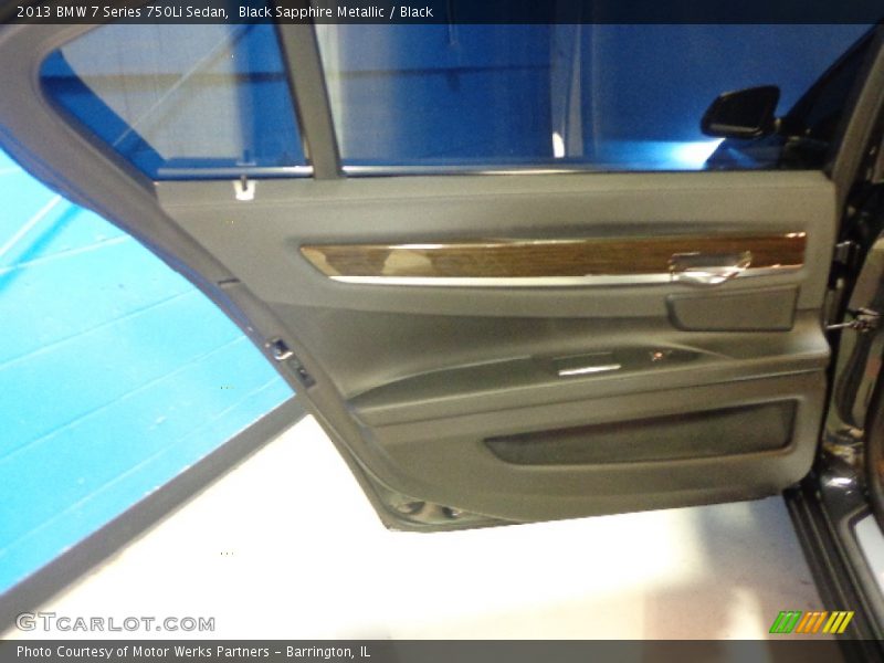 Black Sapphire Metallic / Black 2013 BMW 7 Series 750Li Sedan