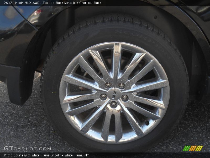 Tuxedo Black Metallic / Charcoal Black 2012 Lincoln MKX AWD