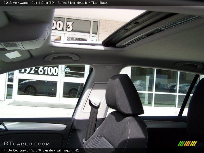 Reflex Silver Metallic / Titan Black 2013 Volkswagen Golf 4 Door TDI