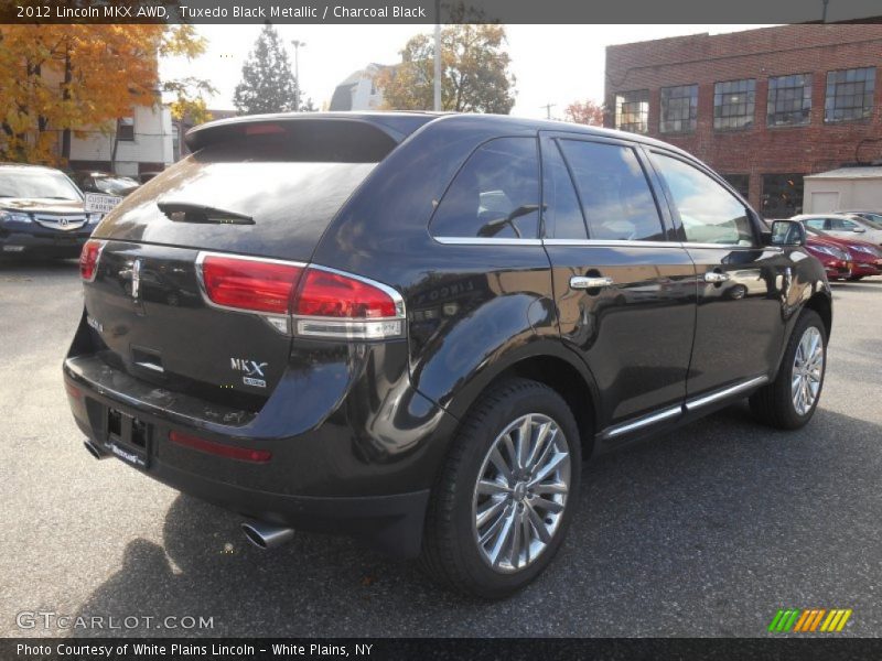 Tuxedo Black Metallic / Charcoal Black 2012 Lincoln MKX AWD