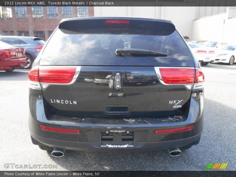 Tuxedo Black Metallic / Charcoal Black 2012 Lincoln MKX AWD