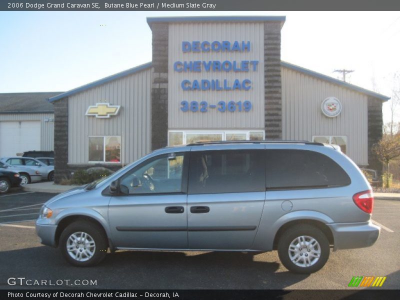 Butane Blue Pearl / Medium Slate Gray 2006 Dodge Grand Caravan SE