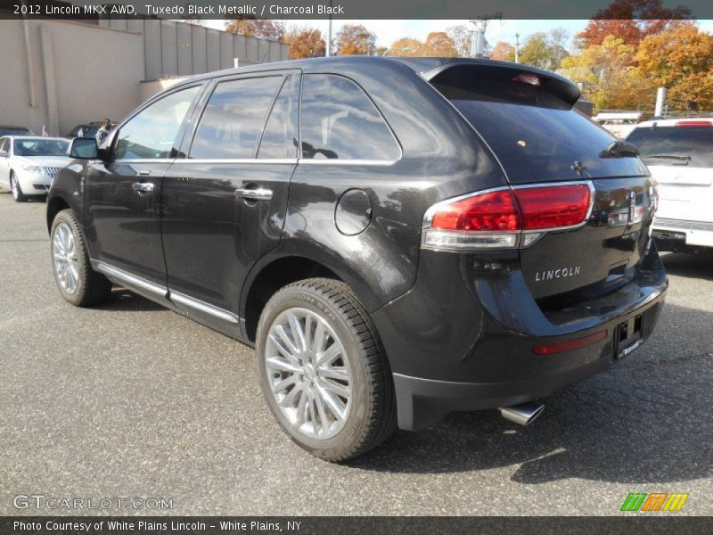 Tuxedo Black Metallic / Charcoal Black 2012 Lincoln MKX AWD