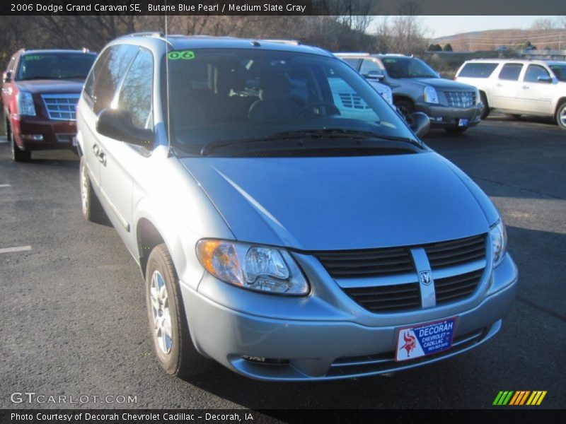Butane Blue Pearl / Medium Slate Gray 2006 Dodge Grand Caravan SE