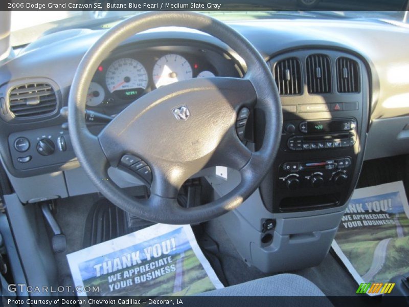 Butane Blue Pearl / Medium Slate Gray 2006 Dodge Grand Caravan SE
