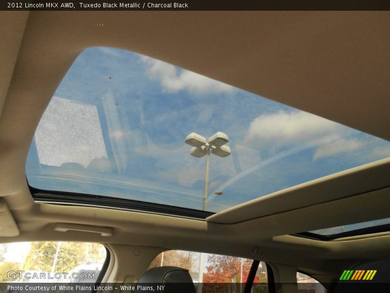 Tuxedo Black Metallic / Charcoal Black 2012 Lincoln MKX AWD