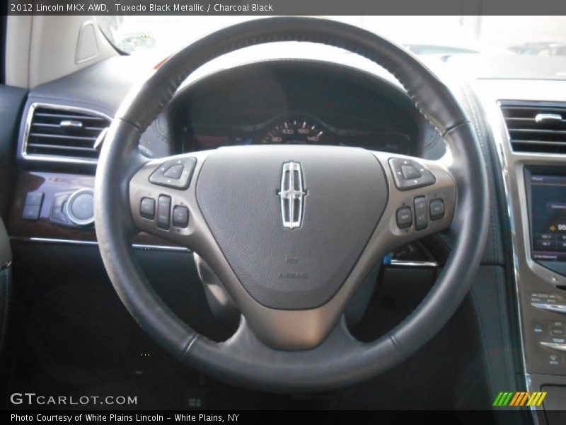 Tuxedo Black Metallic / Charcoal Black 2012 Lincoln MKX AWD