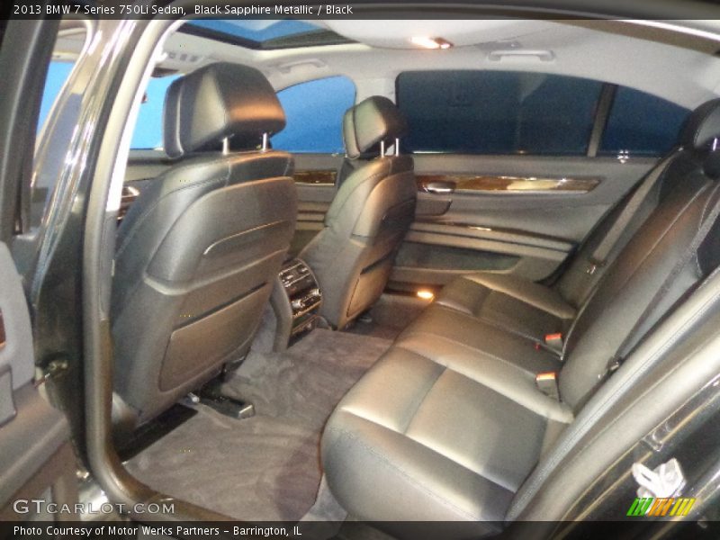 Black Sapphire Metallic / Black 2013 BMW 7 Series 750Li Sedan