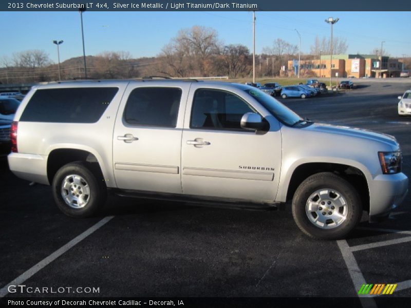 Silver Ice Metallic / Light Titanium/Dark Titanium 2013 Chevrolet Suburban LT 4x4