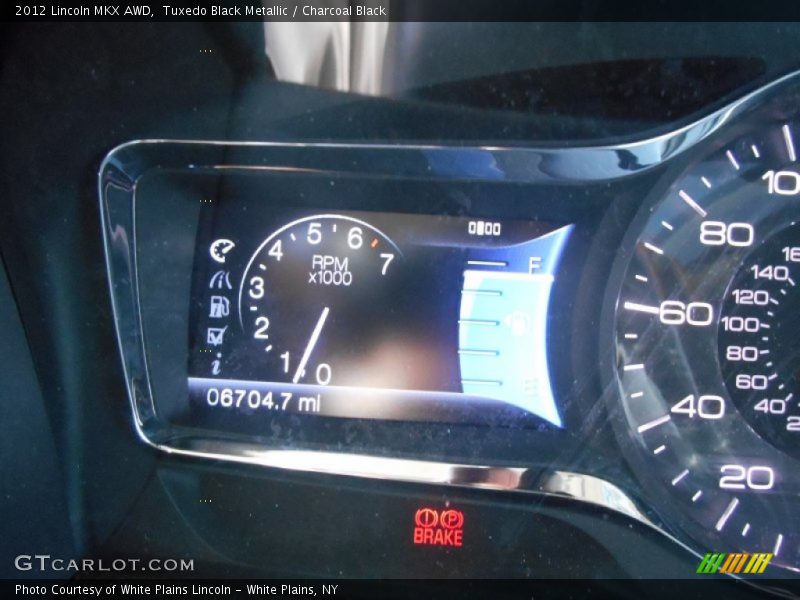 Tuxedo Black Metallic / Charcoal Black 2012 Lincoln MKX AWD
