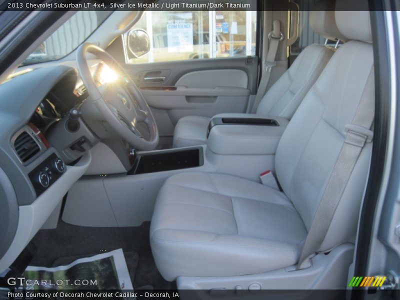 Silver Ice Metallic / Light Titanium/Dark Titanium 2013 Chevrolet Suburban LT 4x4