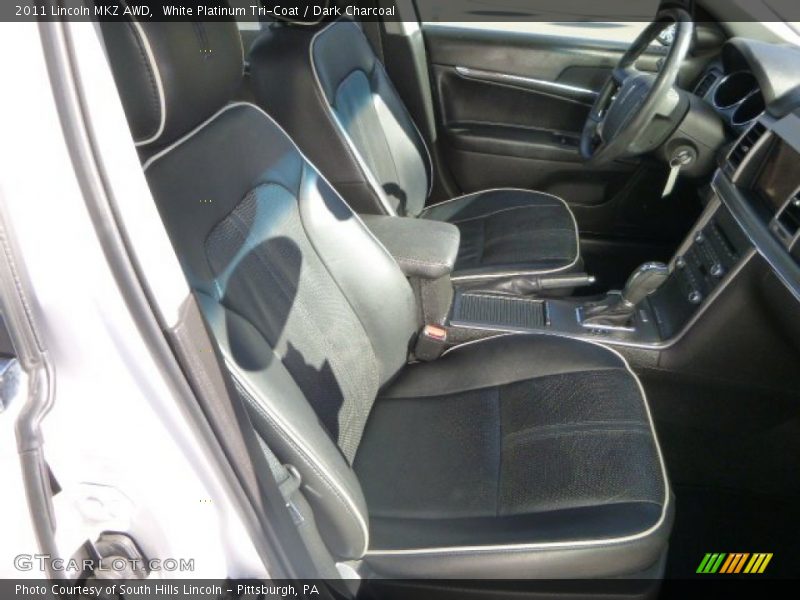 White Platinum Tri-Coat / Dark Charcoal 2011 Lincoln MKZ AWD