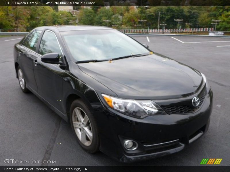 Attitude Black Metallic / Black 2012 Toyota Camry SE