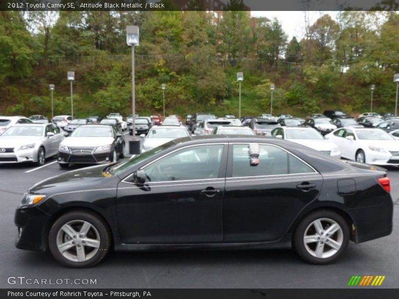 Attitude Black Metallic / Black 2012 Toyota Camry SE
