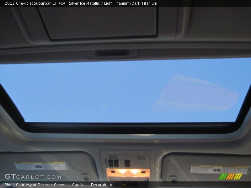 Silver Ice Metallic / Light Titanium/Dark Titanium 2013 Chevrolet Suburban LT 4x4
