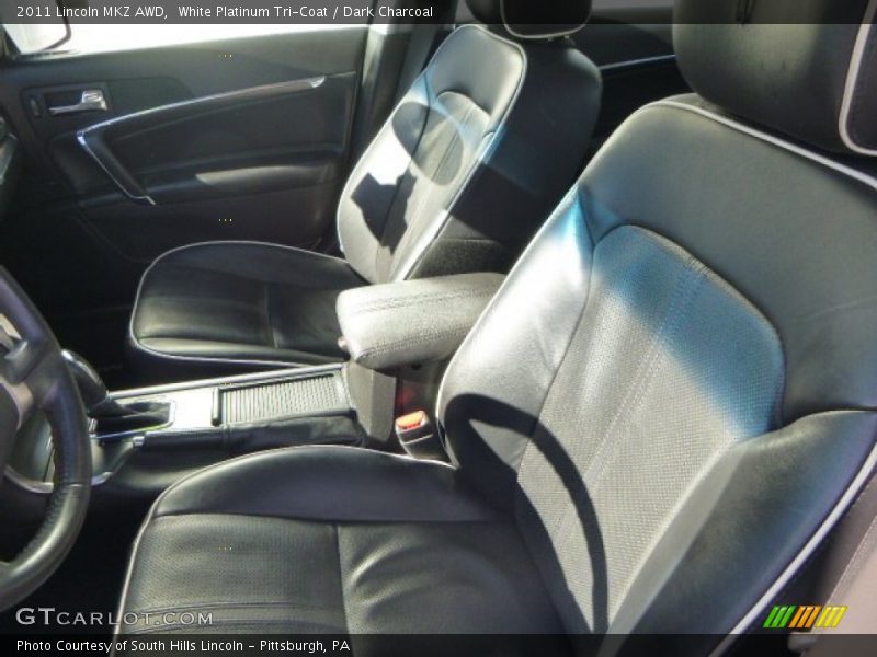 White Platinum Tri-Coat / Dark Charcoal 2011 Lincoln MKZ AWD