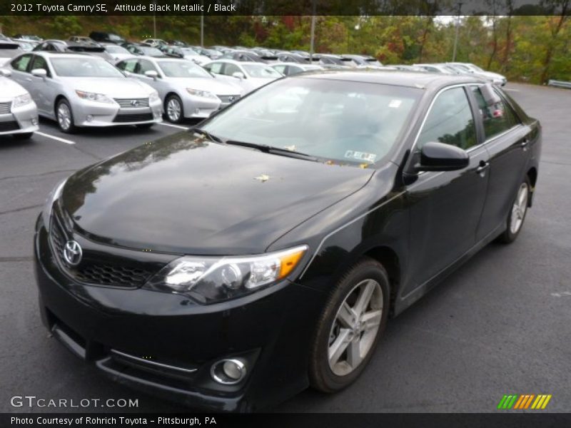 Attitude Black Metallic / Black 2012 Toyota Camry SE